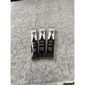 NYX Professional Makeup Thats The Point‎ Super Edgy Liquid Eyeliner Black 3 pack